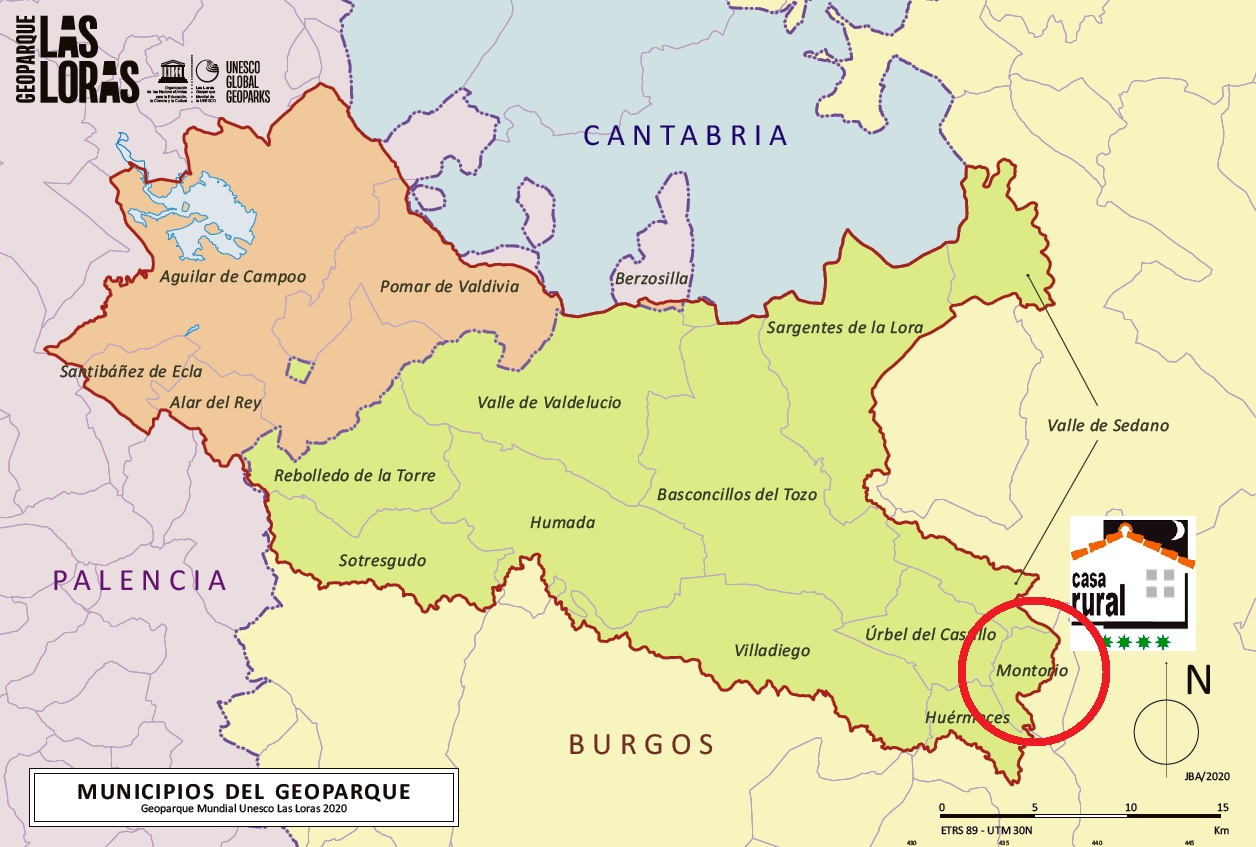 ¿Qué es el geoparque las loras? 1 Casa Rural 4**** Hacienda Montorio en Burgos. Tel. 629418896 - CASA RURAL HACIENDA MONTORIO GEOPARQUE LAS LORAS BURGOS